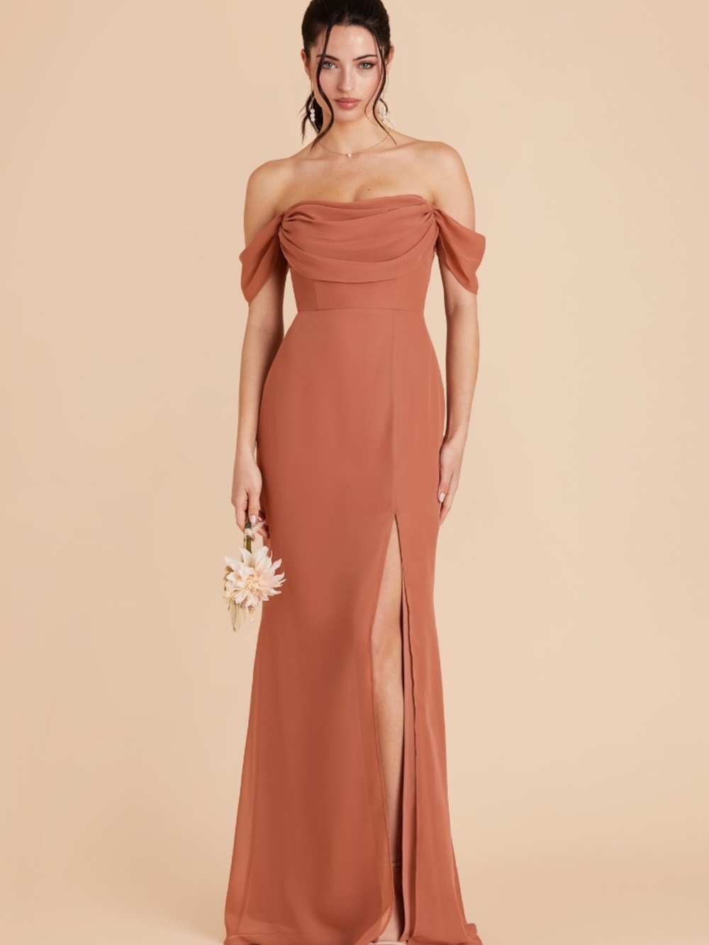 Birdy grey mira convertible dress xs bridesmaid wedding terracotta